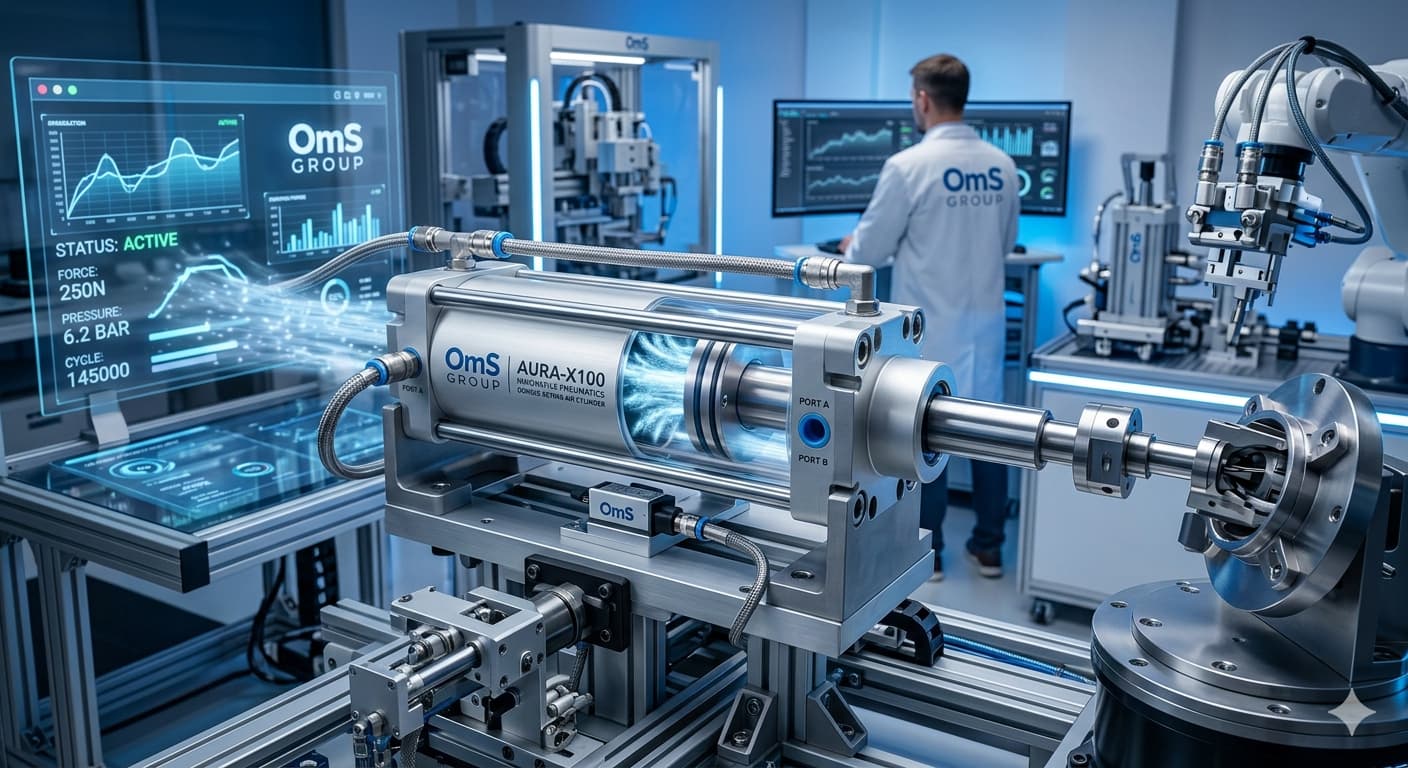 OmS AURA-X100 Double-Acting Cylinder